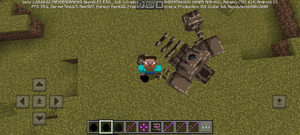 View for Mod Boss Shadow for Minecraft PE