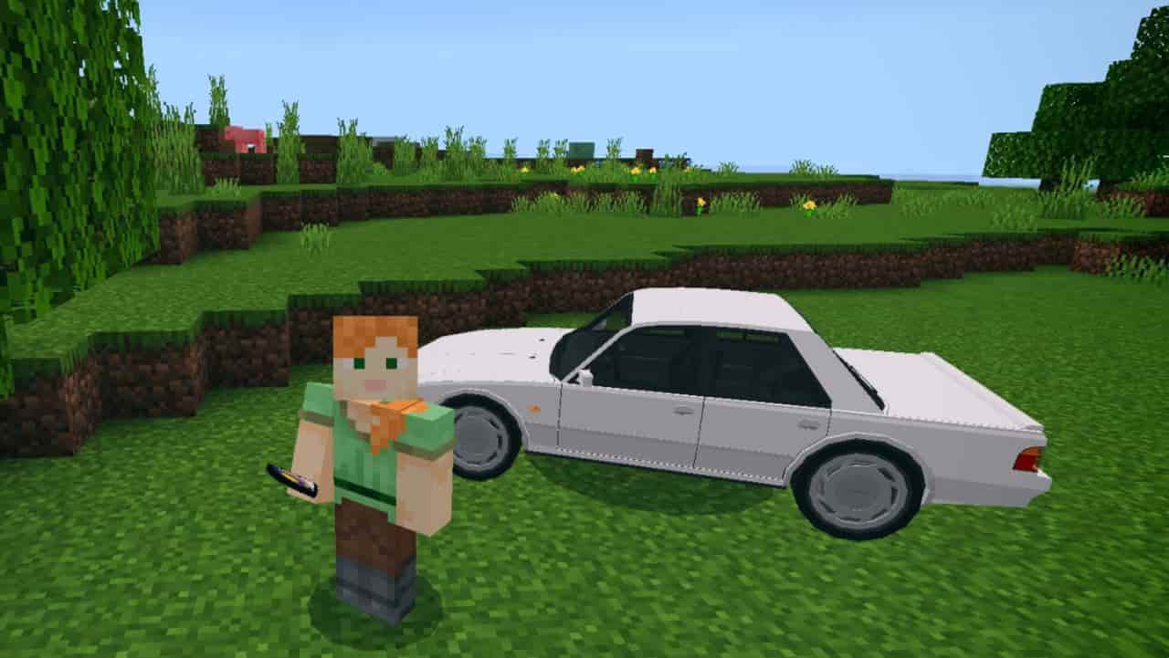 Download the Proton Wira C90 Car Mod for Minecraft PE