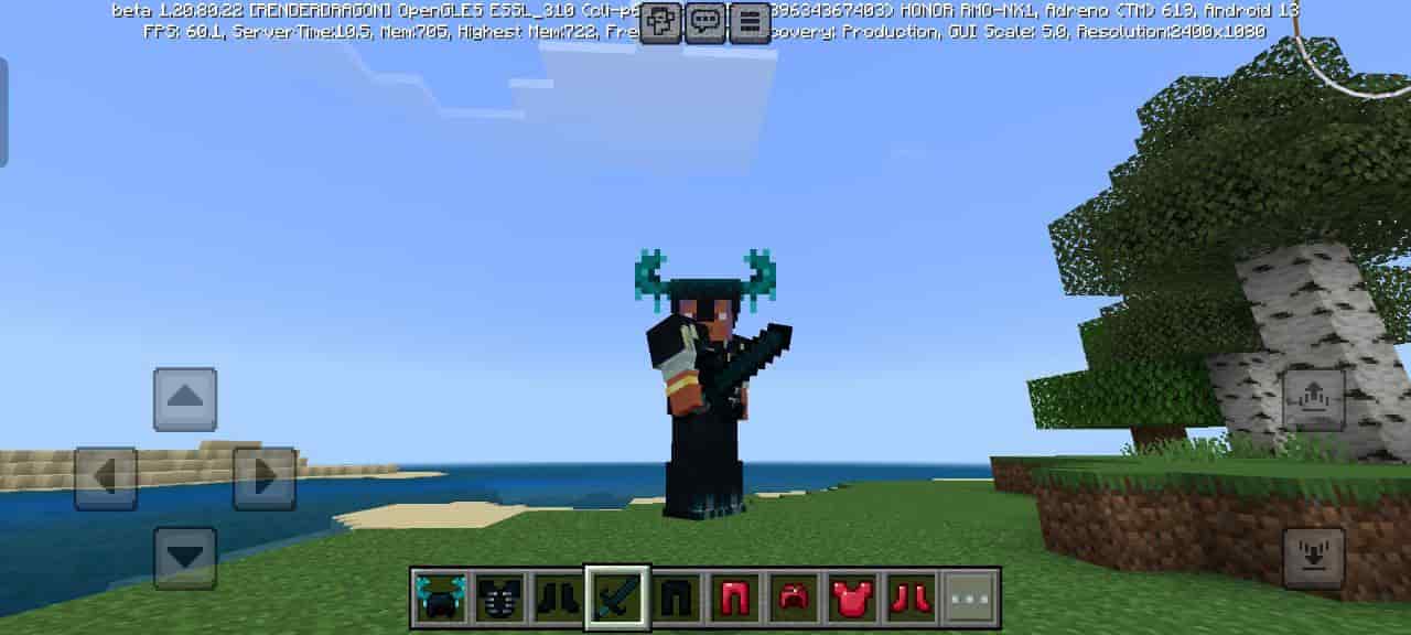 Colour for Mod More Armor and Ore for Minecraft PE