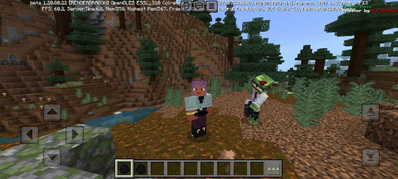 Mob for Mod Zombie Boss for Minecraft PE