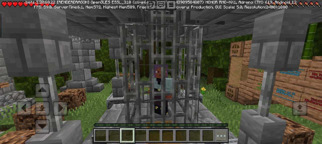 Save for Map Escape From The Jungle for Minecraft PE