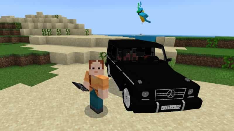 Download Mercedes Benz G-Class Mod for Minecraft PE