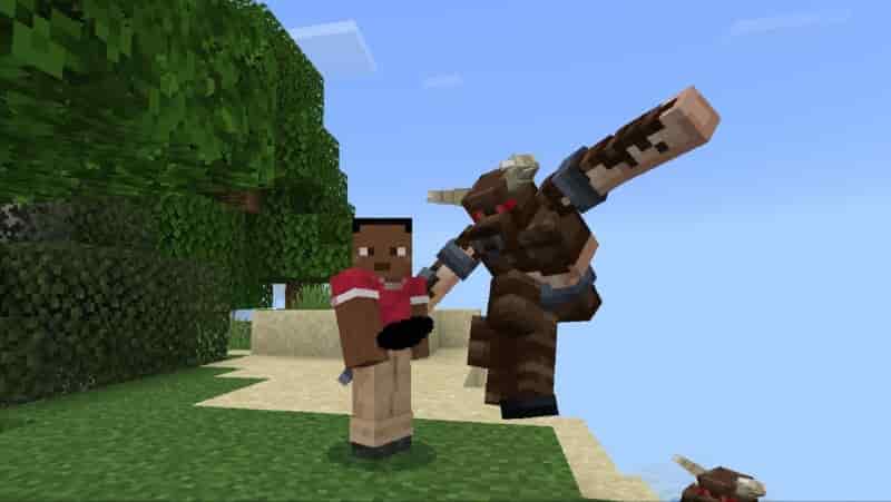 Download Minotaur Boss Mod for Minecraft PE