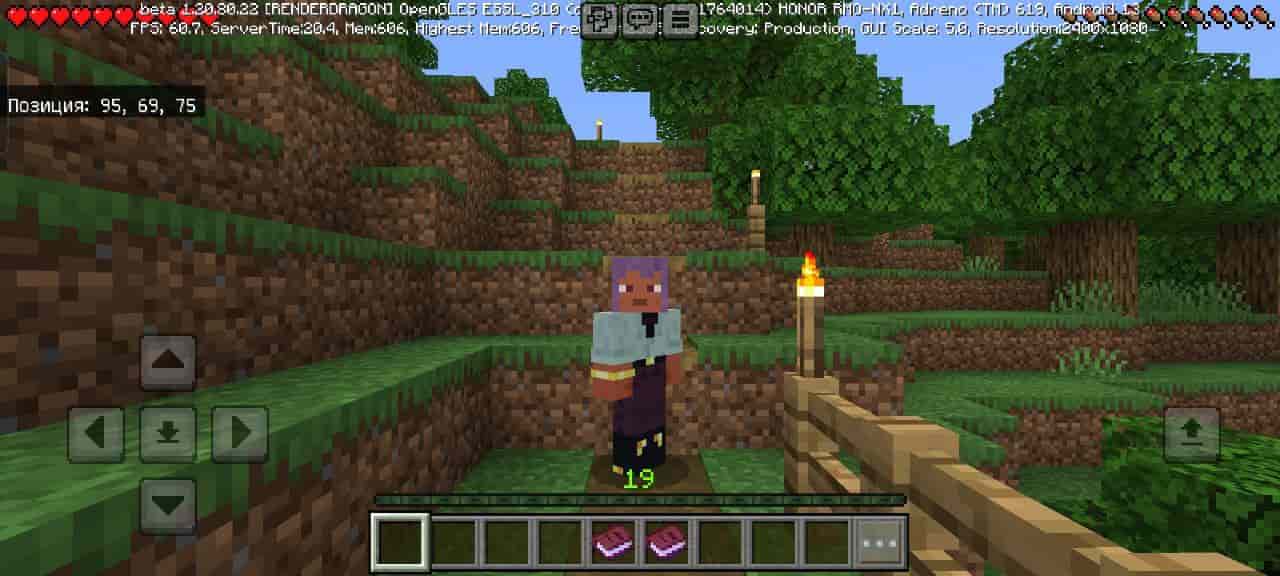 Details for Map Survival Wood Island for Minecraft PE