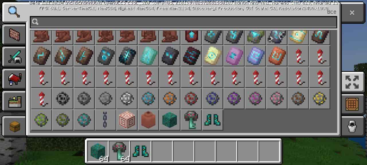 Items for Fungus Boots Mod for Minecraft PE