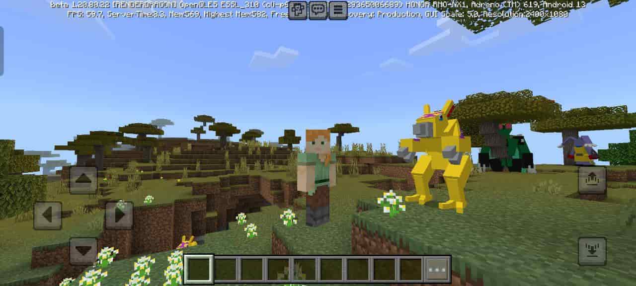 View for Mod Digimon Voltage for Minecraft PE