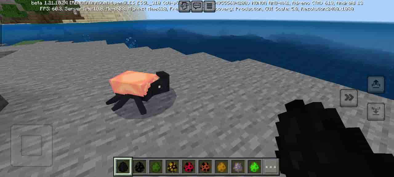 Animation for Insects Mod for Minecraft PE