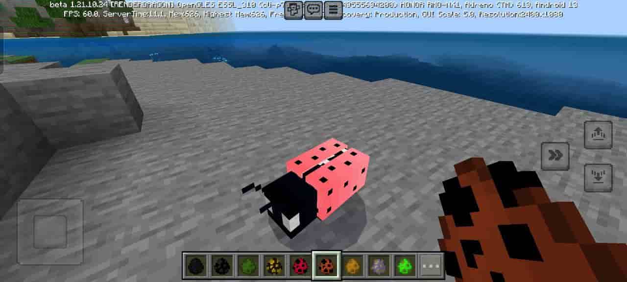 Bug for Insects Mod for Minecraft PE