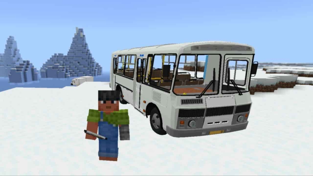 Download Bus Paz 3205 Mod for Minecraft PE