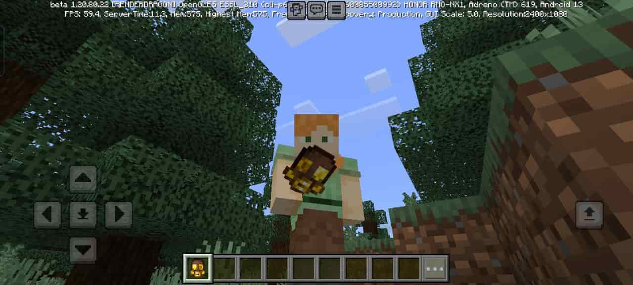 View for Mod True Gas Mask for Minecraft PE