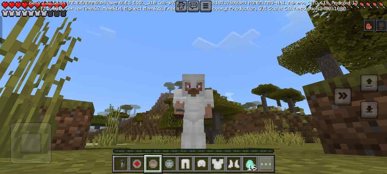 View for Old Talismans Mod for Minecraft PE