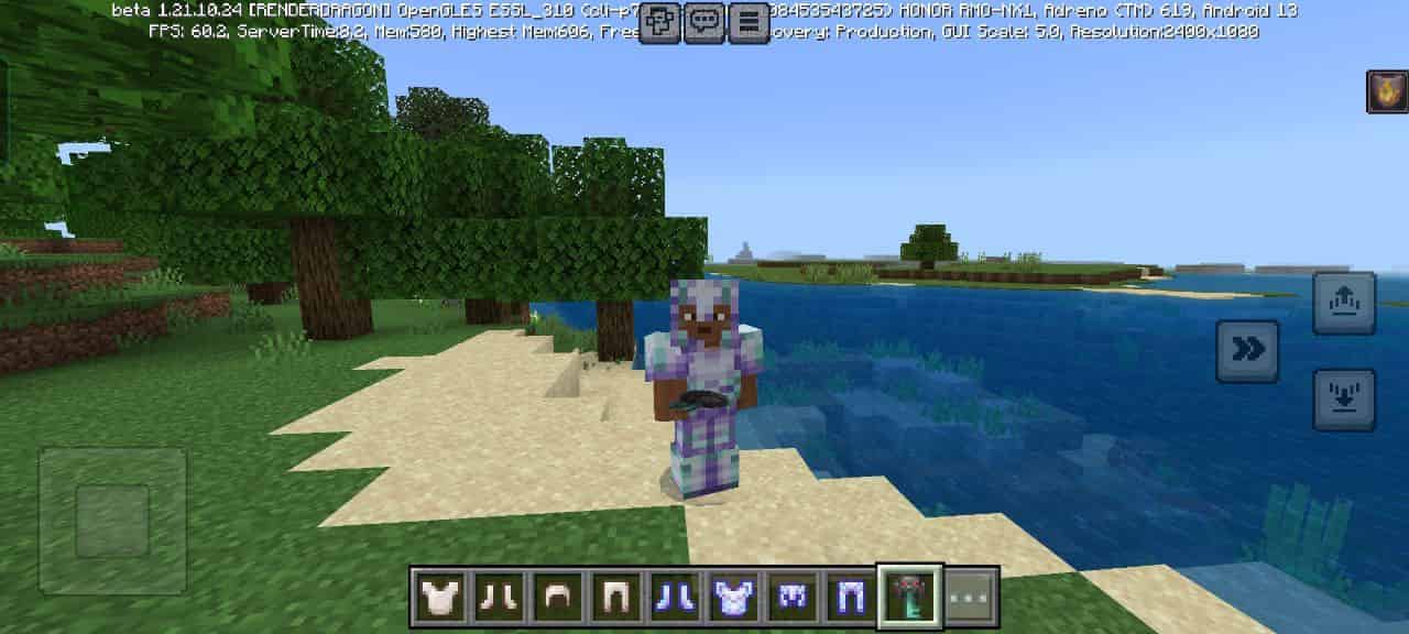 View for Quartz Plus Mod for Minecraft PE