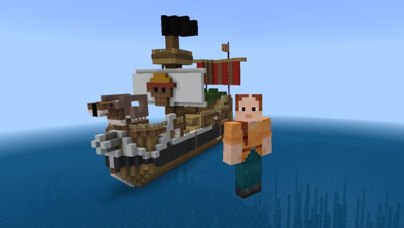 Download Going Merry One Piece for Minecraft PE