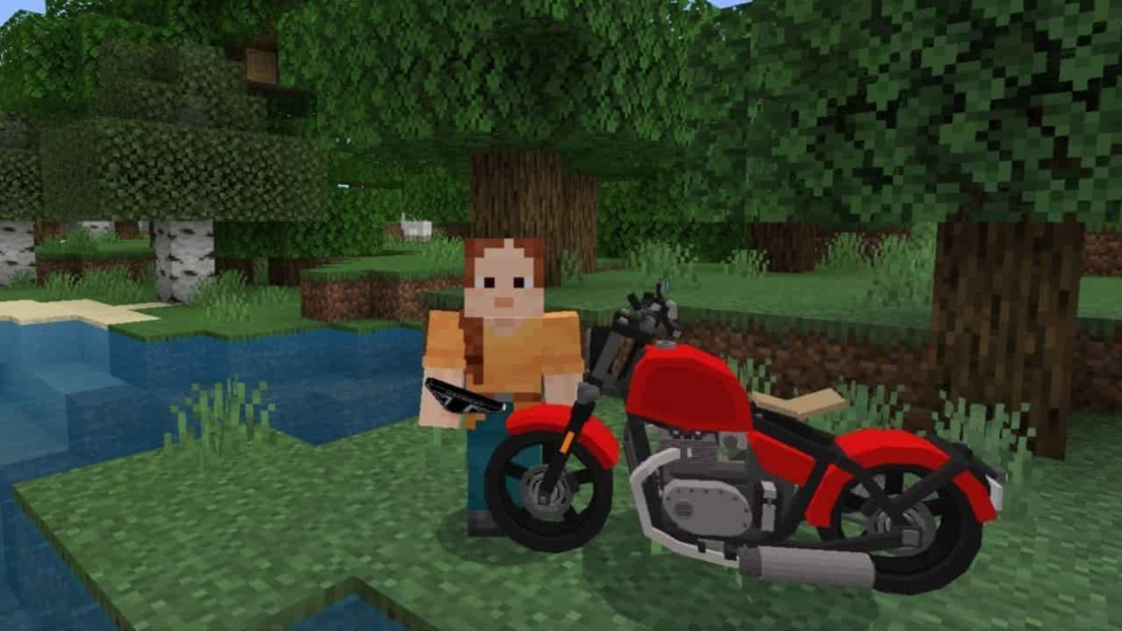 Download 2017 Triumph Bonneville Bobber Mod for Minecraft PE