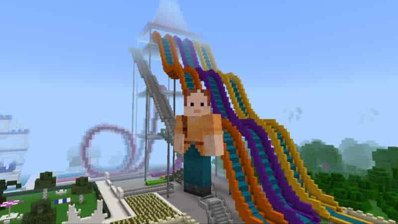 Download Water Park Map for Minecraft PE