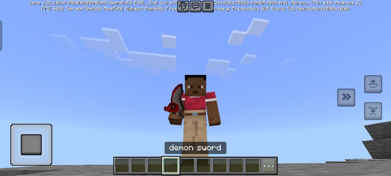 Demon Armor Mod for Minecraft PE