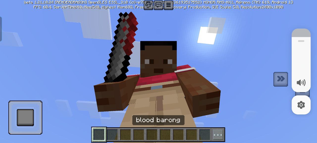 View Christmas Sword Mod for Minecraft PE